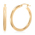 10K Yellow Gold Hoop 3x30mm Earrings 2.30 Grams - Sticky add to cart bar