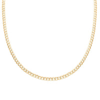 10K Yellow Gold 3.5mm Cuban Necklace 18 Inches 3.50 Grams