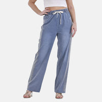 TLV Tamsy Light Stripe Rhinestone Stretch Denim Pant with Pockets - Size S-L