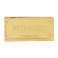 24K Yellow Gold Ingot Bar 10x20x0.23 mm 1 Grams - Sticky add to cart bar