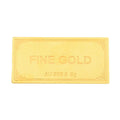 24K Yellow Gold Bar 13x26x0.30 mm 2 Grams - Sticky add to cart bar