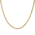 10K Yellow Gold 4.5mm Rope Necklace 18 Inches 7.70 Grams - Sticky add to cart bar