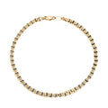 10K Yellow Gold 3mm Alexander Chain Bracelet (8.50 In) 3.90 Grams - Sticky add to cart bar