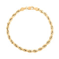 10K Yellow Gold 4mm Rope Bracelet (7.00 In) 2.40 Grams - Sticky add to cart bar