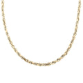 10K Yellow Gold 4.5mm Rope Necklace 20 Inches 8.30 Grams - Sticky add to cart bar