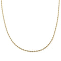 10K Yellow Gold 3mm Rope Necklace 24 Inches 4.5 Grams - Sticky add to cart bar