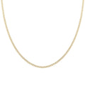 2mm Cuban Chain Necklace in 10K Yellow Gold 2 Grams 16 Inches - Sticky add to cart bar