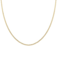 10K Yellow Gold 2mm Cuban Necklace 22 Inches 2.60 Grams