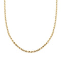 5mm Rope Necklace in 10K Yellow Gold 10.20 Grams 26 Inches - Sticky add to cart bar
