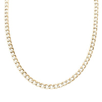 10K Yellow Gold 7.5mm Cuban Necklace 22 Inches 21.20 Grams