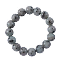 Kiwi Jasper Beaded Stretch Bracelet 150.00 ctw