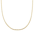 14K Yellow Gold 2.2mm Diamond-Cut Rope Chain Necklace 22 Inches 3.85 Grams - Sticky add to cart bar
