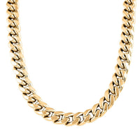 10K Yellow Gold 13mm Miami Cuban Chain Necklace 20 Inches 75.4 Grams