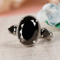Elite Shungite Ring in Platinum Over Sterling Silver 4.20 ctw - Sticky add to cart bar