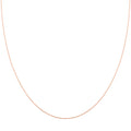 14K Rose Gold Over Sterling Silver Rolo Chain Necklace 18 Inches 1.30 Grams - Sticky add to cart bar
