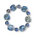 Epic Deal Aurora Borealis Glass Stretch Bracelet in Goldtone - Sticky add to cart bar