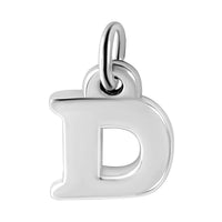 Initial D Charm in Sterling Silver 1.50 Grams
