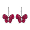 Simulated Ruby Color Diamond