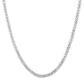 Italian Sterling Silver Coreana Fitta Chain Necklace 18 Inches 14.5 Grams - Sticky add to cart bar