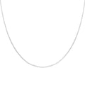 Italian Sterling Silver Light Cable Chain Necklace 18 Inches 0.90 Grams - Sticky add to cart bar