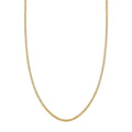 Italian 14K Yellow Gold Over Sterling Silver Brillantina 3 Layer Chain Necklace 18 Inches 6 Grams - Sticky add to cart bar
