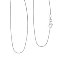 Italian Sterling Silver Round Snake Chain Necklace 18 Inches 2.40 Grams - Sticky add to cart bar