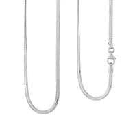 Italian Sterling Silver Diamond-cut Dragon Tail Chain Necklace 20 Inches 4.93 Grams