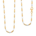 Italian 14K YG Over and Sterling Silver Chain Necklace 18 Inches 8.25 Grams - Sticky add to cart bar