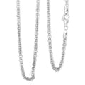 Italian Sterling Silver Vortex Chain Necklace 18 Inches 15.86 Grams - Sticky add to cart bar