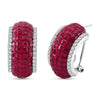 Simulated Ruby Color Diamond
