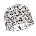 10K White Gold Diamond Ring 6.40 Grams 3.05 ctw - Sticky add to cart bar
