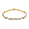 Closeout 10K Yellow Gold Diamond Bracelet (7.25 In) 7.10 Grams 4.05 ctw - Sticky add to cart bar
