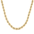 10K Yellow Gold 5mm Diamond-cut Rope Chain Necklace 28 Inches 10.50 Grams - Sticky add to cart bar