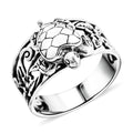 Bali Legacy Sterling Silver Turtle Ring (Size 10.0) (5.38 g) - Sticky add to cart bar