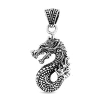 Bali Legacy Sterling Silver Dragon Pendant without Chain 4.83 Grams