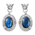 Karis Malagasy Labradorite Earrings in Platinum Bond 14.00 ctw - Sticky add to cart bar