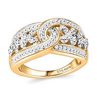 Karis Diamond Accent Floral Infinity Ring