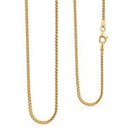 1.5mm Franco Chain Necklace in 22K Yellow Gold 4.0 Grams 22 Inches