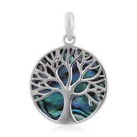 Abalone Shell Ocean Wave Pendant