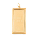 24K Yellow Gold Bar with 14K Yellow Gold Frame 2.50 Grams - Sticky add to cart bar