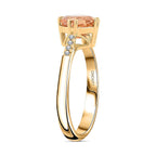 Certified & Appraised Luxoro 10K YG AAA Imperial Topaz, Diamond (G-H, I2) Ring (Size 10.0) 2.00 ctw