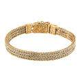 Bali Legacy Vermeil YG Over Sterling Silver Tulang Naga Bracelet (6.50 In) (25.40 g) - Sticky add to cart bar
