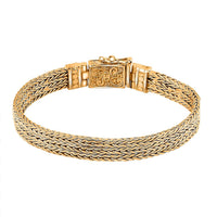 Bali Legacy Vermeil YG Over Sterling Silver Tulang Naga Bracelet (6.50 In) (25.40 g)