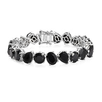 Karis Brazilian Smoky Quartz 40.85 ctw Bracelet in Platinum Bond (7.25 In)