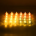 Ankur Treasure Chest Livmore Set of 24 pcs Multi Color Candle with Warm Lights - Sticky add to cart bar