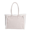 Beige Faux Fur Plush Tote Bag (16.5"x7.9"x14.6") - Sticky add to cart bar