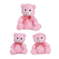 Set of 3 Pink Stuffed Teddy Bear (6,7,9) - Sticky add to cart bar
