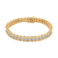 Diamond Bracelet in 14K YG Over Sterling Silver (7.00 In) 1.00 ctw - Sticky add to cart bar