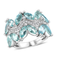 Ring Information Type	Fashion Ring Metal	Sterling Silver Height	25 mm Approx. Width	23 mm Approx. Length	15 mm Approx. Plating	Rhodium Plating