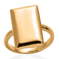 Ring in 18K YG Plated Stainless Steel (Size 9.0)